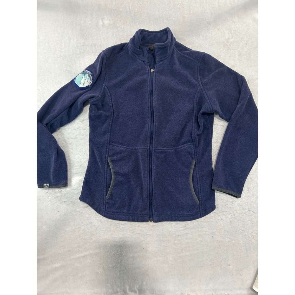 Storm Creek Womens Navy Blue Full Zip Fleece Jacket TC Summit Challenge Size M